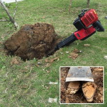 蒙驰 便携式汽油挖树机移苗机移树断根机手提式带土球起树挖坑机