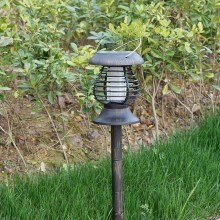 新品挂式手提太阳能灭蚊灯驱蚊灯灭虫户外防水草坪庭院灯