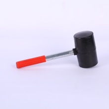 厂家直销鹿工工具钢管柄橡胶锤 黑色橡皮锤 地板锤 防震安装锤