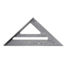 铝合金三角尺 可贴牌 7寸高档木工三角尺 角度尺黑角尺