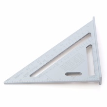 铝合金三角尺 可贴牌 7寸高档木工三角尺 角度尺黑角尺