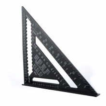 12寸高档高精度铝型材黑色三角尺 30厘米三角板