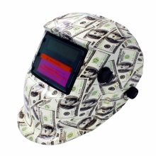 头戴式全自动变光电焊防护面罩美元外贸款焊接工帽氩弧焊头盔面罩